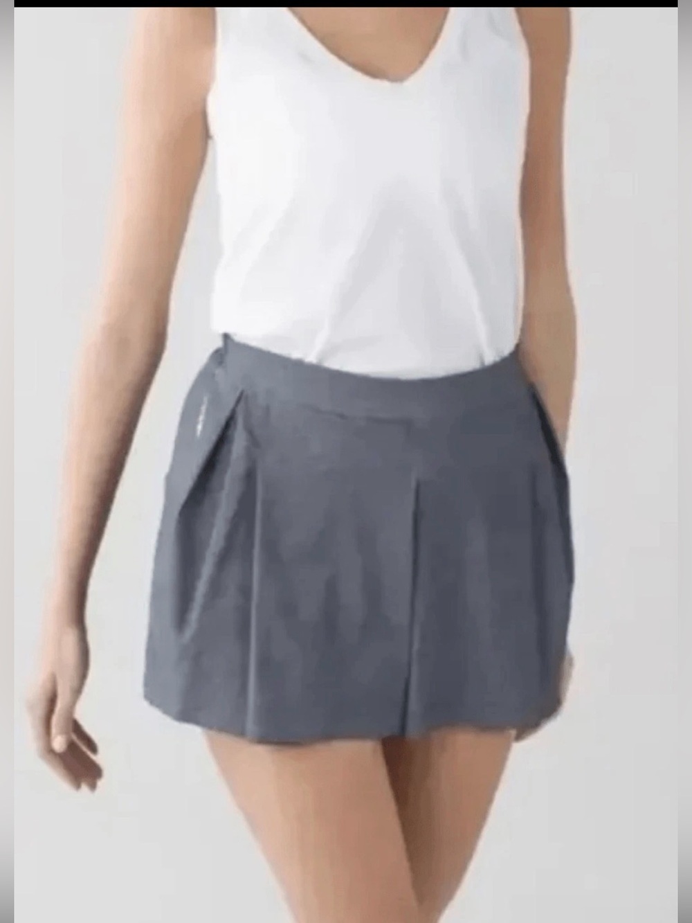 Lululemon City Skort Shorts Size 8  Gray Activewear Garment